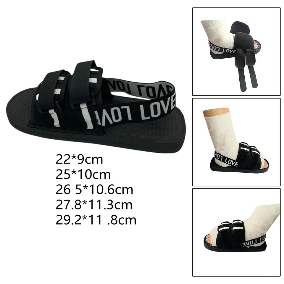 Scarpa post operatoria con cinturino regolabile. Scarpa in ghisa facile da - Immagine 1 di 1