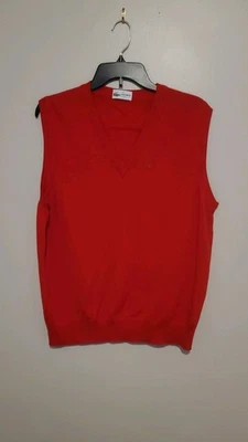 Chaleco suéter de lana rojo Lacoste Club Foto 1 de 4