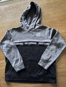 Abercrombie Boys/Kids Hoodie 15/16 Black & Gray - Picture 1 of 12