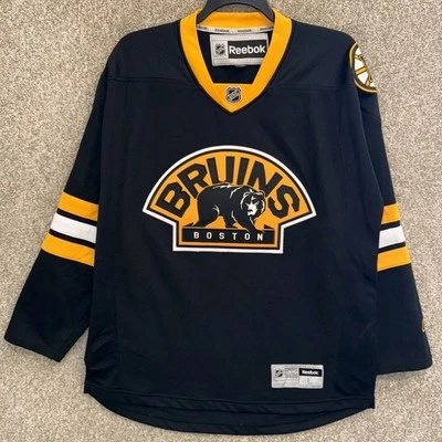 Reebok Premier NHL Mens Boston Bruins Alternate Hockey Jersey Size Large - Image 1 of 4