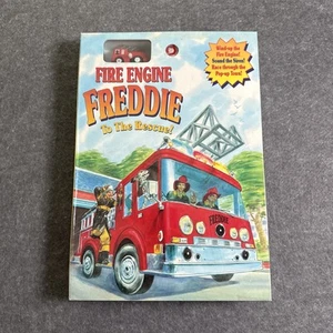 Feuerwehr Freddie zur Rettung! Aufzieh Feuerwehr mit Pop-Up Spielset NEU 1998 - Bild 1 von 10