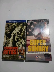2 NFL Films Vhs New - Picture 1 of 4