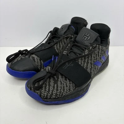 Adidas James Harden Volume 3 Men’s Size 10 Black Blue Gray 2018 Sneakers G26811 - Image 1 of 4