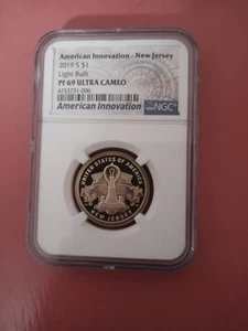 2019-S 1 Dollar American Innovation Proof NGC PF69 Ultra Cameo Georgia E104 - Picture 1 of 2