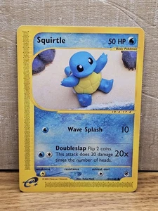 Squirtle 131/165 Expedition Non-Holo Pokémon Card TCG - Picture 1 of 15