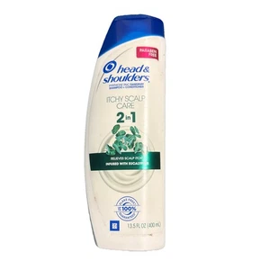 Head & Shoulders ITCHY SCALP 2in1 Dandruff Shampoo 13.5 Floz With Eucalyptus - Picture 1 of 2