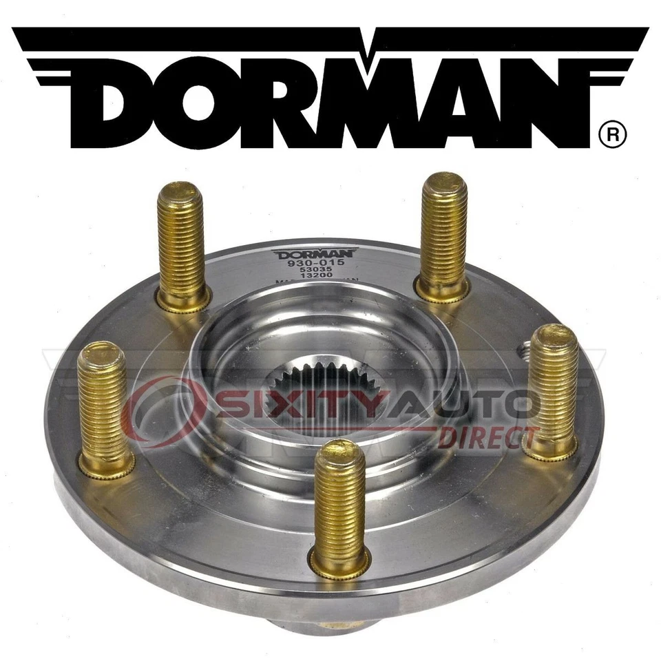 Dorman 930-015 Wheel Hub for SK930015 6E5Z1104AB Axle Driveline Axles Hubs  ft Foto 1 de 4