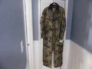 Duxbak Quilt Lined Insulated Camo Coveralls Size L Large Realtree USA NWT New - Picture 1 of 10
