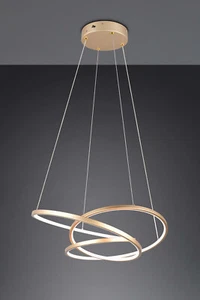 Lampadario moderno a led design oro TR537 - Imagen 1 de 3