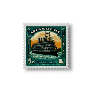 State Postage Stamp Patch | Missouri - Picture 1 of 3