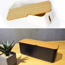 Large Cable Wire Cord Storage Box Case Management Socket Tidy Safety Organizer