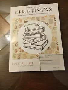 KIRKUS REVIEWS AUGUST 15, 2024 FALL FICTION PREVIEW ISSUE VOL. XCII, #16 - Picture 1 of 2
