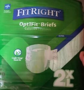 Free ShippingFitRight OptiFit Extra Plus Incontinence Briefs, Heavy 20 - 80 Ct ✅