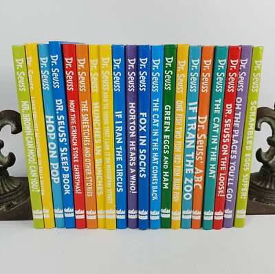 Dr Seuss Set of 20 Mini Books Hardcover with Dust Jacket 2008 - image 1 of 4