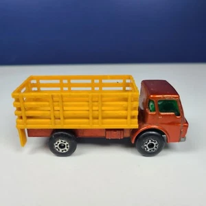 1978 MATCHBOX SUPERFAST NO.71 CATTLE TRUCK Orange / Yellow - Picture 1 of 7
