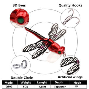 Dragonfly Bait Water Surface Wave Crawling Insect Lure Bait Fly Bionic Bait