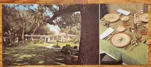 Tarjeta postal de gran tamaño para restaurante Siple's Garden Seat Clearwater Florida PC años 60 - Imagen 1 de 2