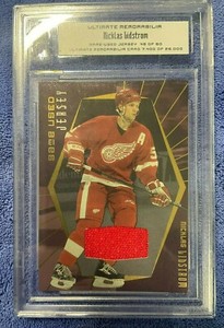 2000-01 Ultimate Memorabilia Be a Player Nicklas Lidstrom Game Used Jersey 48/60