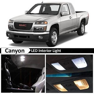 12x White LED Light Interior Package Kit for 2004-2012 GMC Canyon - Picture 1 of 7