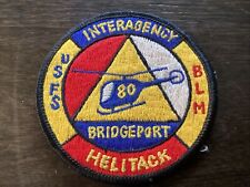 Vintage Rare Interagency USFS BLM Bridgeport Helitack Patch 1980