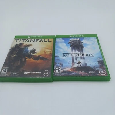 Xbox game lot of 3, Titan fall 1 and 2, and star wars battle front. - Image 1 of 4