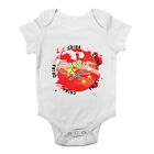 Tennis Sports With China Flag Baby Grow Vest Bodysuit Boys Girls Gift