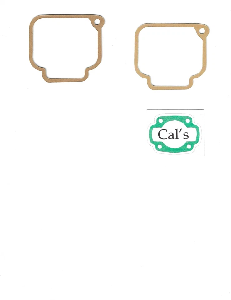 OSSA  Carb. GASKET  1950-?, Set of 2.  (Ossa-17). - Image 1 of 1