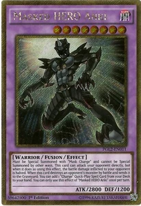 Masked HERO Anki PGL2-EN011 Gold Secret Rare Yu-Gi-Oh Card 1st Edition New - Picture 1 of 3