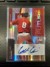 2010 Donruss Elite Extra Edition Back to the Future Signatures Colton Cain Auto 