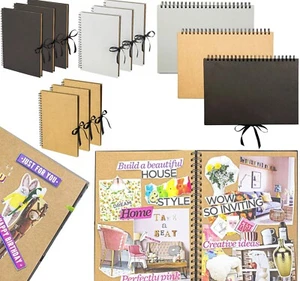 Craft Book Photo Album Scrapbook Memory Book Self Adhesive Photo Album Art Kit - Picture 1 of 14