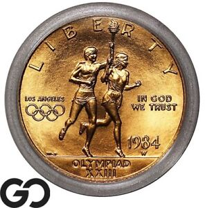 1984-W Olympic Runners Gold Commemorative, $10 Gold Eagle