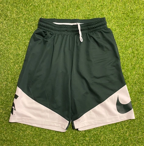 Nike Elite Dri Fit Men’s Size L Large Michigan State Spartans ￼Stitched Shorts Cover