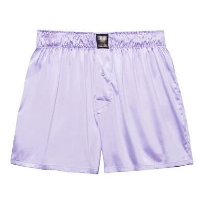 Savage X Fenty Satin Boxers in Purple Lavender NWT - Free Shipping/Returns - Image 1 of 4