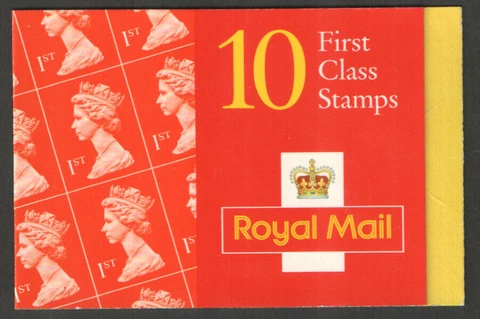 HD39 10 x 1st Class NVI Booklet - complete - Cyl B14 Cover