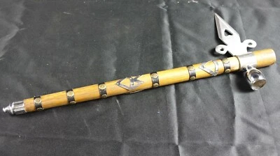 New 19" Spoontoon Chief Native American Tomahawk Love Axe Functional Peace Pipe - Image 1 of 4