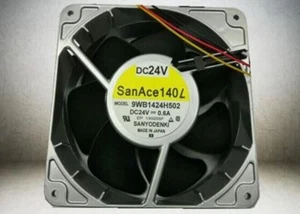 1 PCS SANYO Fan 9WB1424H502 DC 24 V 0.6A 14050 14CM 3 WIRE - Foto 1 di 1