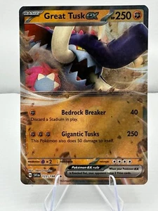 Great Tusk ex 123/198 Scarlet & Violet Double Rare Holo Pokemon TCG Karte NM - Bild 1 von 2