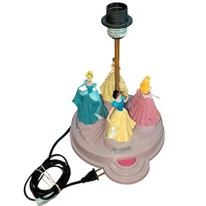 Disney Princesses Talking And Dancing Lamp (works) Snow White Belle Cinderella - Picture 1 of 8