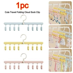 Windproof Drying Rack Traceless Laundry Hanger Coat Rack  Outdoor Travel - Bild 1 von 15
