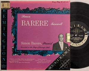 Remington RLP-199-141 Simon Barere FAREWELL Carnegie Hall 1953 mono LP - Picture 1 of 5