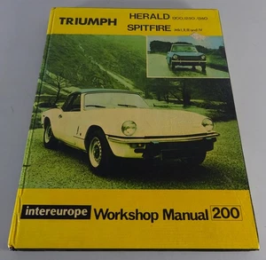 Manual de Reparacion Triumph Spitfire Mk. 1/2/3/4 Herald 1200/12/ 50/13/60 - Picture 1 of 3