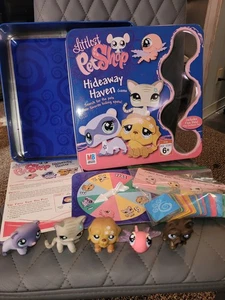 Littlest Pet Shop Hideaway Haven Juego de Mesa Completo! Cat Dogs 2008 completo - Imagen 1 de 11