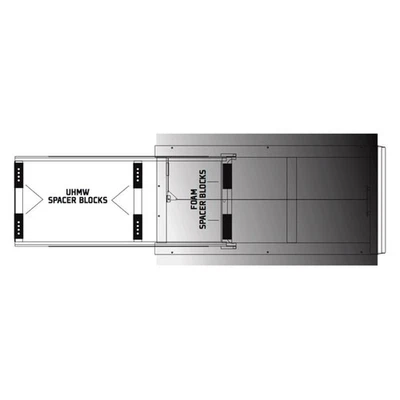 Bedslide BSA-SPACEBLKIT Universal Black / Silver Bed Slide Lift Block Kit V2 Foto 1 de 3