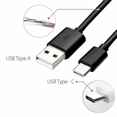 3ft USB Type C Charger Cable USB-C to USB-A Charging cord for Samsung - Image 1 of 4