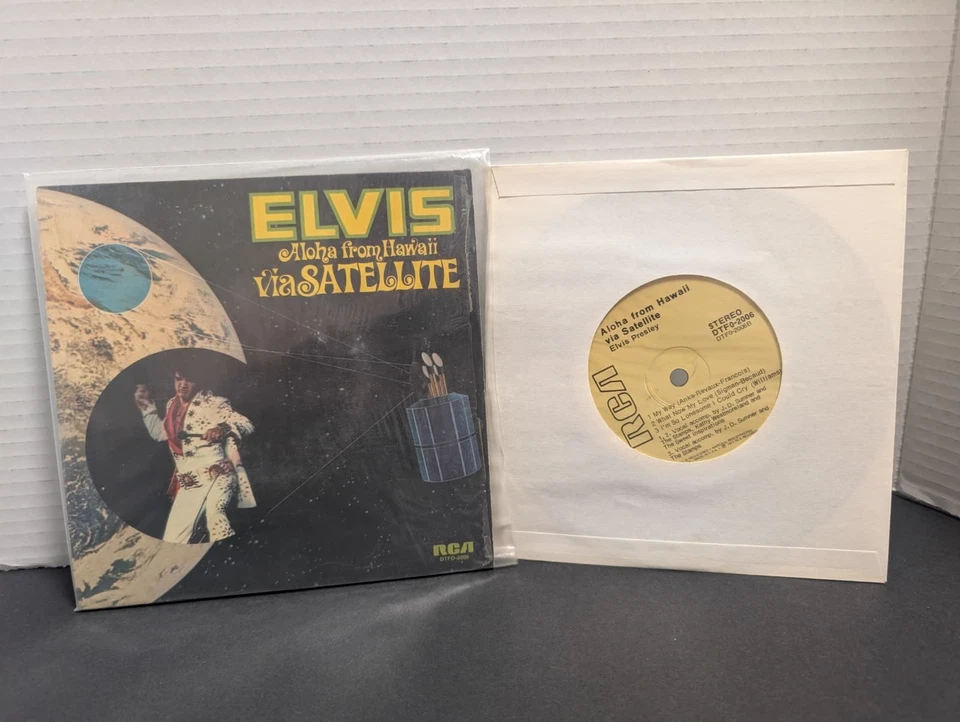 *Very Rare* Elvis Presley DTFO-2006 Aloha From Hawaii Jukebox EP w Strips EXC - Image 1 of 4