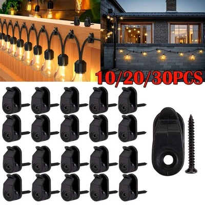 10/20/30 X крючки для наружных гирлянд зажимы света зажимы всепогодные лампы - Изображение 1 из 4