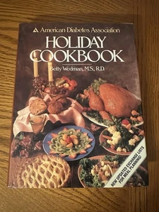 Vintage 1986 American Diabetes Association Holiday Cookbook Recipes Cook Book - Picture 1 of 4