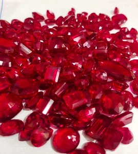 500 Carat Natural Mozambique Red Ruby Mix Shape Loose Gemstone450 - Picture 1 of 3