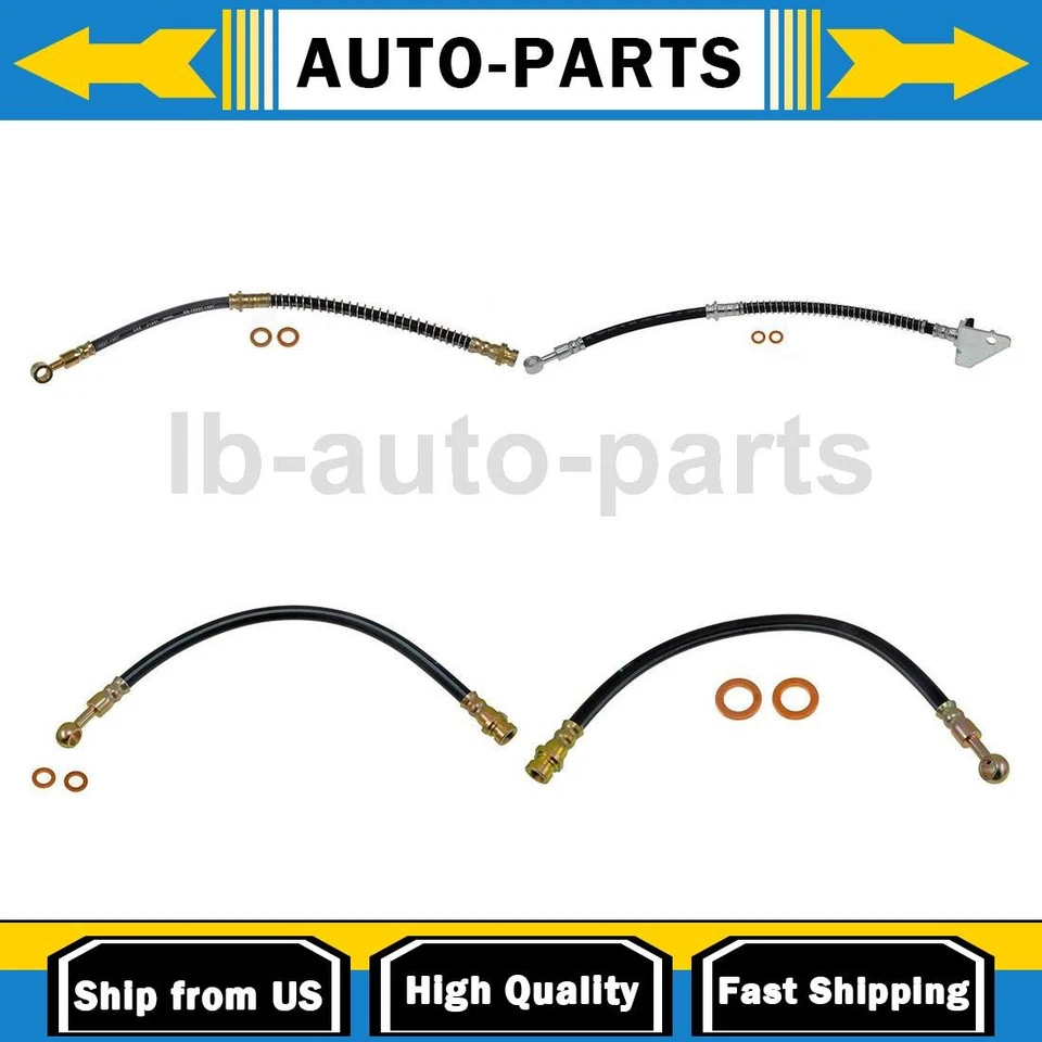 Manguera de freno delantera trasera Dorman 4 piezas para Kia Sportage 2,7 L 2005-2010 Foto 1 de 4