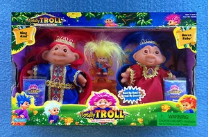 KING AZUL AND QUEEN RUBY TOTALLY TROLL 2001 5 ZOLL FIGUR PLAYMATES SERIE 2 - Bild 1 von 2